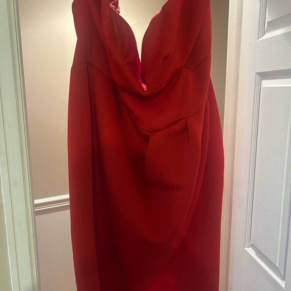 ASOS Vibrant Red Dress - Picture 4 of 4